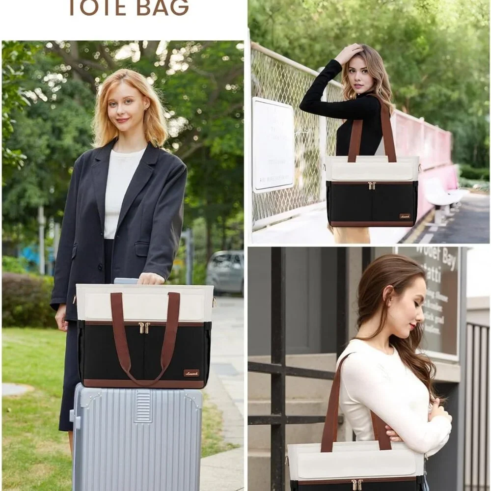 Versatile 15.6 Inch Women's Laptop Tote - Water-Resistant, Lightweight & Stylish - Picture 9 of 9